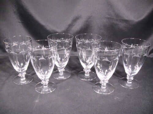 Duncan Miller Serenade Iced Tea Pattern D8 Stem D8 Group of 6 - Picture 2 of 12