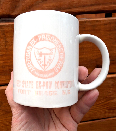 AMERICAN EX PRISON OF WAR 1993 State EX-POW Convention Mug Tasse FORT BRAGG NC - Bild 1 von 14
