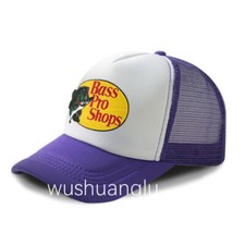 Bass Pro Shops Hat Outdoor Fishing Baseball Trucker Mesh Cap Adjustable SnapBack