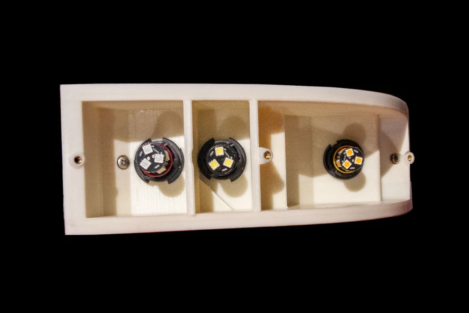 Lightweight Porsche 911 (69-88) Tail Light lamp Housing SET! LED Bulbs included - Image 4 of 4