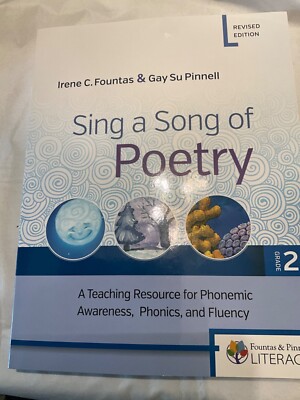 Fountas & Pinnell Sing A Song Of Poetry Grade 2 NEW Last One Available