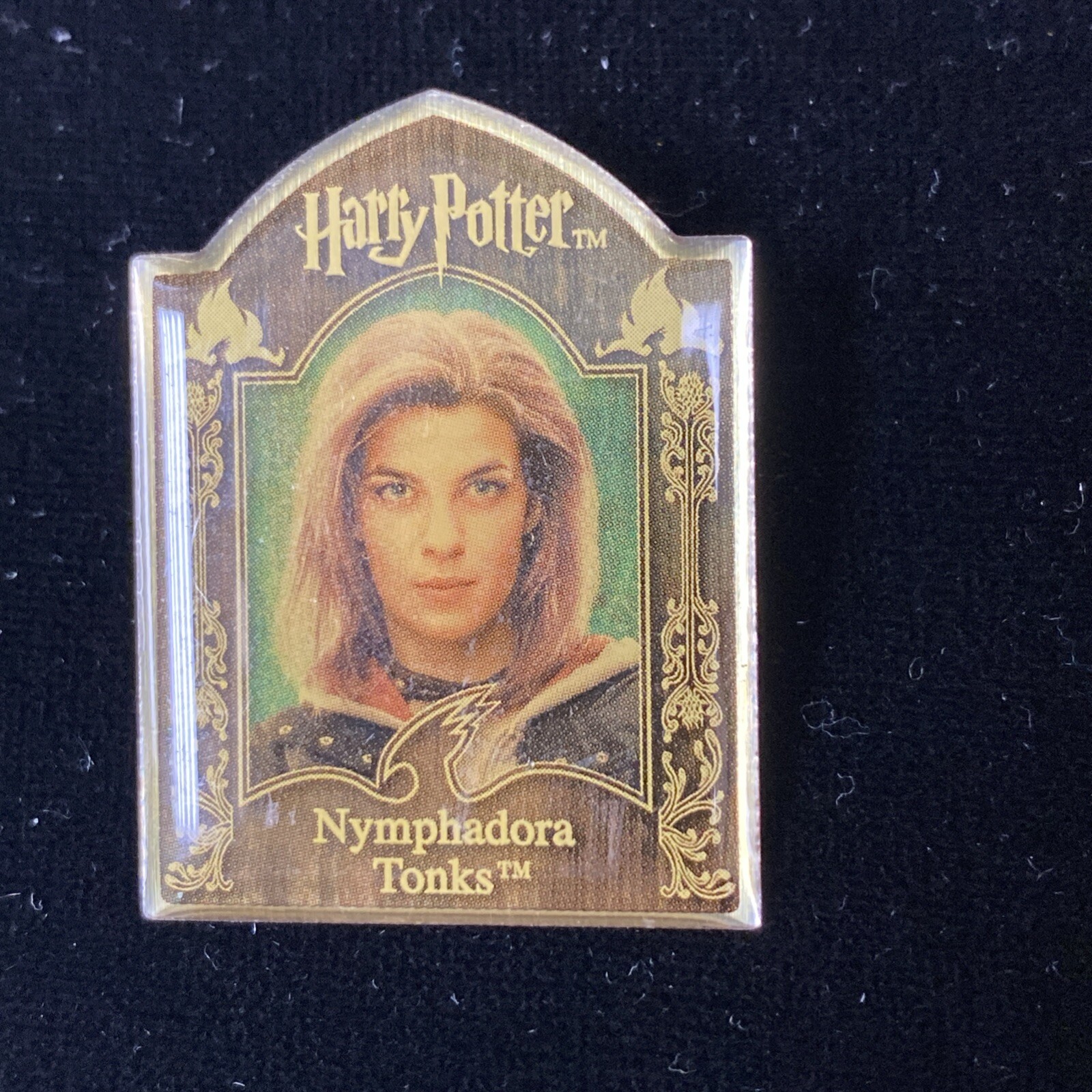 RARE 2007 Licensed Harry Potter Nymphadora Tonks Pin Gryffindor Collectible From Greece