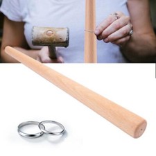 Wood Tapered Mandrel Ring Stick Tool for Finger Ring Jewelry Rings Making Sizes