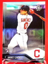 Andres Gimenez Rookie Bowman Platinum 2021 Baseball Card #76
