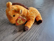 RARE 1995 Twigs The Giraffe TY Beanie Baby 1st Generation RETIRED