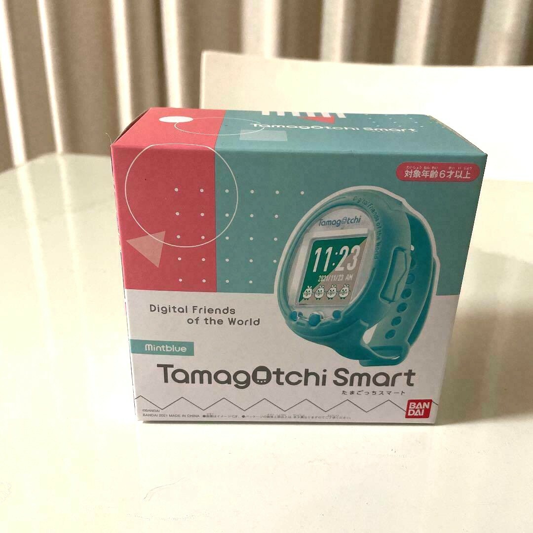 Tamagotchi Mintblue Smart 25th Anniversary & Tama Smart Card