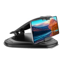 Soporte de clip antideslizante para tablero de instrumentos de automóvil para teléfono celular GPS de 3 en 7 pulgadas