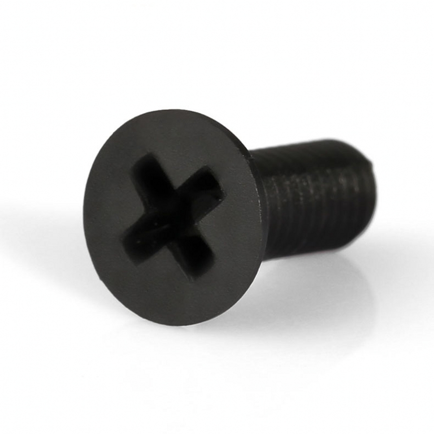 M3 M4 M5 Nylon Flat Head Phillips Screws Countersunk head Machine Screws Black eBay