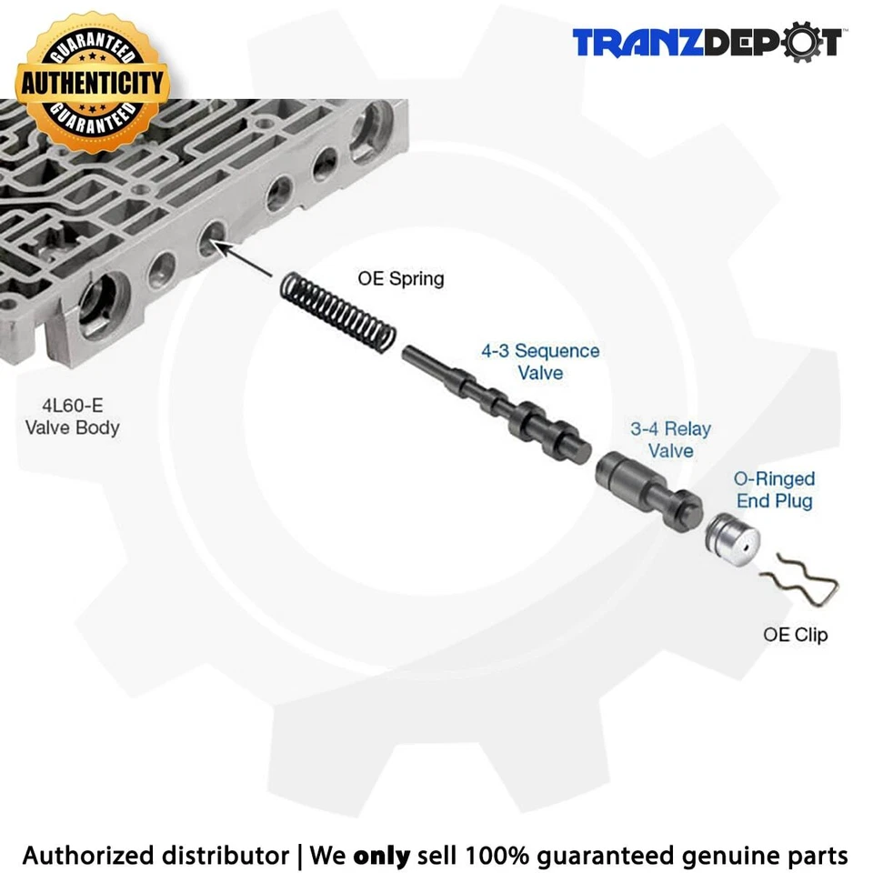 Sonnax 4L60E 4L65E 4L70E Kit de válvulas de secuencia 4-3 (#77964-04K) Foto 2 de 2