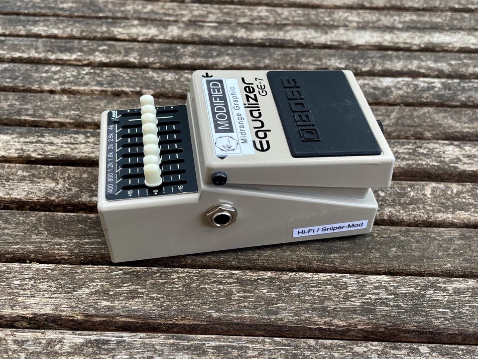 Boss GE-7 Equalizer Modded Modified MIDRANGE / Hi-Fi Mod - Image 2 of 4