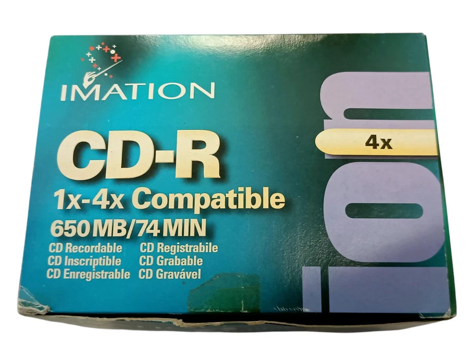 Imation CD-R 650MB 1x-4x Kompatible 10er Packung 650 MB / 74 Min CD-Rohlinge - Bild 2 von 4