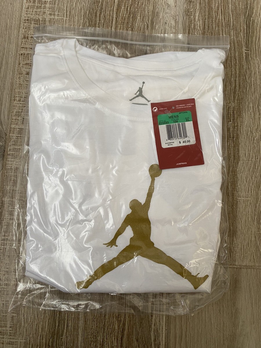 NIKE AIR JORDAN 11 CLOSING CEREMONY SHIRT WHITE METALLIC