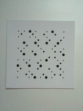 BRIDGET RILEY, (Fragment 6)  artist's promotional card, Masterpiece fair, 2017