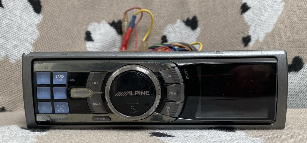 【Nudle】ALPINE iDA-X001 Rare Alpine IDA-X001 Radio Head Unit CD MP3 USB WORLDWIDE