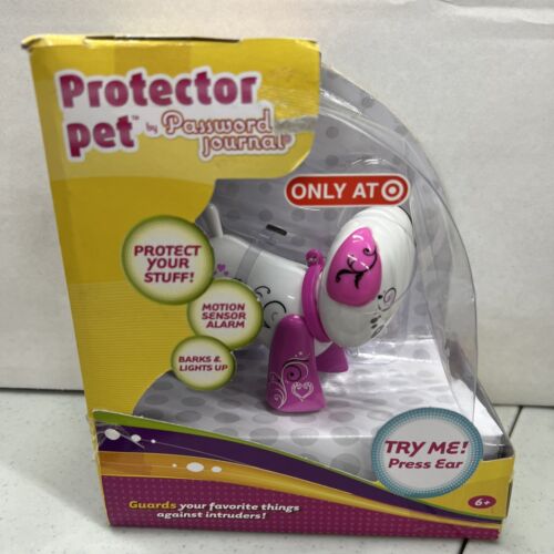 Protector Pet Password Journal Motion Sensor Alarm Puppy - Barks, Lights Up - Picture 1 of 2