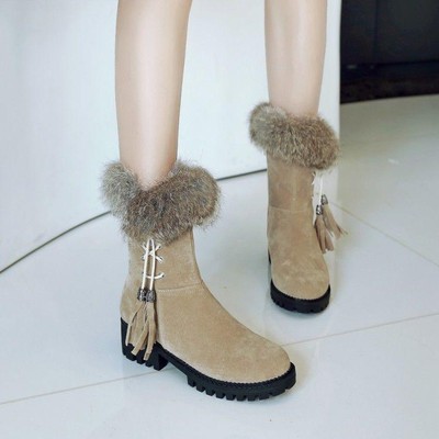 low ankle snow boots
