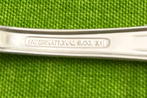 9 International S. Co XII Silverplate Teaspoons Flatware Replacement Pcs - Picture 5 of 5
