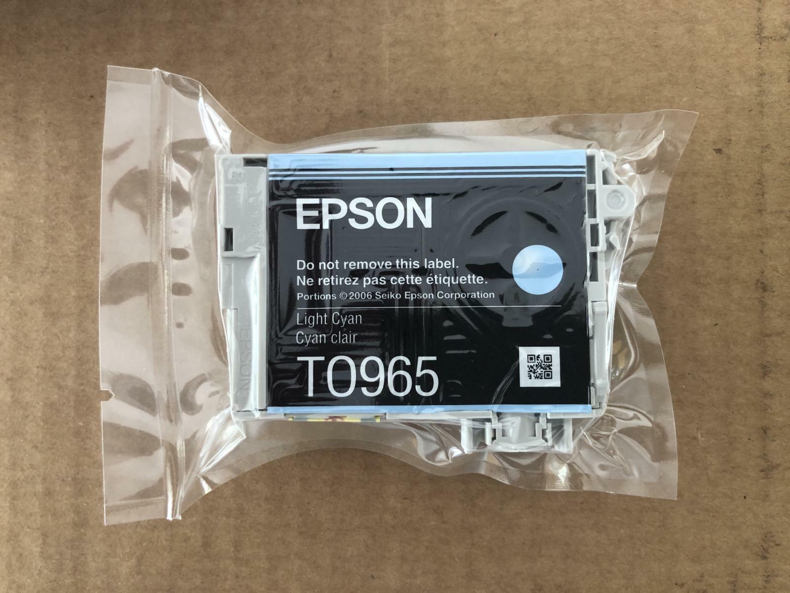 Genuine Epson Ink - T0965 LIGHT CYAN / STYLUS PHOTO R2880 (INC VAT)