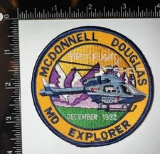 McDonnell Douglas MD Explorer First Flight December 1992 Patch