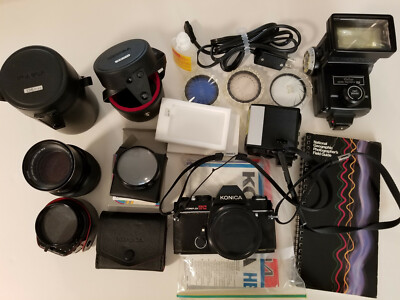 Konica Autoreflex TC mit viel Zubehör | Kaufen auf
