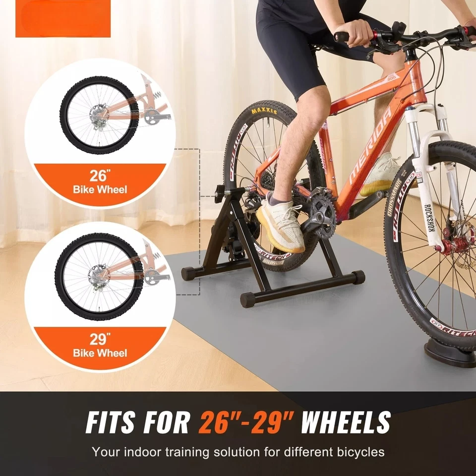 Fluid Exercise Bike Bicycle Indoor Trainer Riding Stand Resistance Stationary - Image 2 of 4