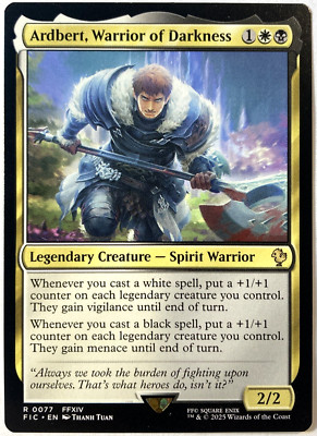 MTG Ardbert, Warrior of Darkness Commander: Final Fantasy 77 FFXIV