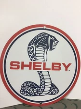 Vintage Shelby cobra Garage Sign Reproduction Premium  Quality
