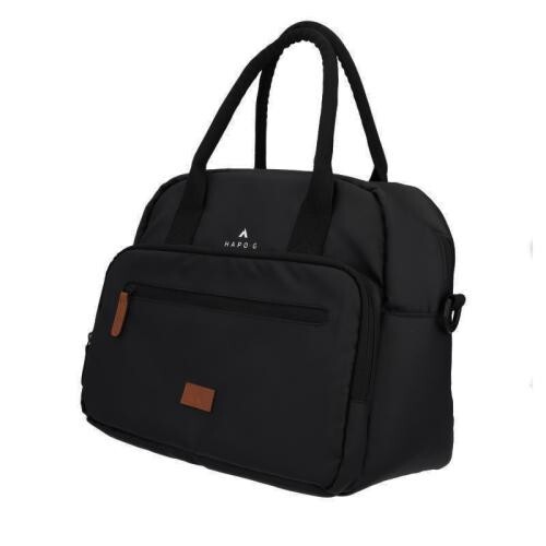 Sacoche arrière vélo HAPO-G noire de 14L avec bandoulière