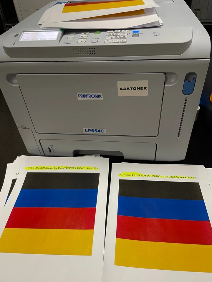 (100g x 4) Toner Refill for use in Printronix LP654C Industrial Printer + 4 Chip - Image 4 of 4