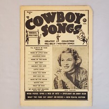 Cowboy Songs Magazine #55 Mar 1958 Jean Shepard Webb Pierce Jimmy Dean Country Cowboy Songs Magazine #55 Mar 1958 Jean Shepard Webb Pierce Jimmy Dean Country