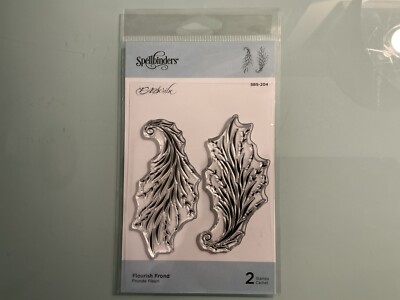 Spellbinders  Flourish Frond  Clear Stamps Set (New)