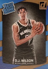 2017-18 Panini Donruss Basketball Rated Rookies #184: D.J. Wilson Donruss Base