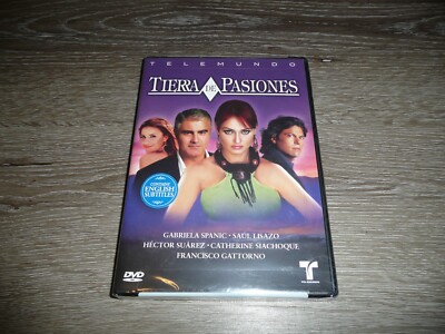 Tierra De Pasiones  DVD By Gabriela Spanic, Saul Lisazo NEW & SEALED