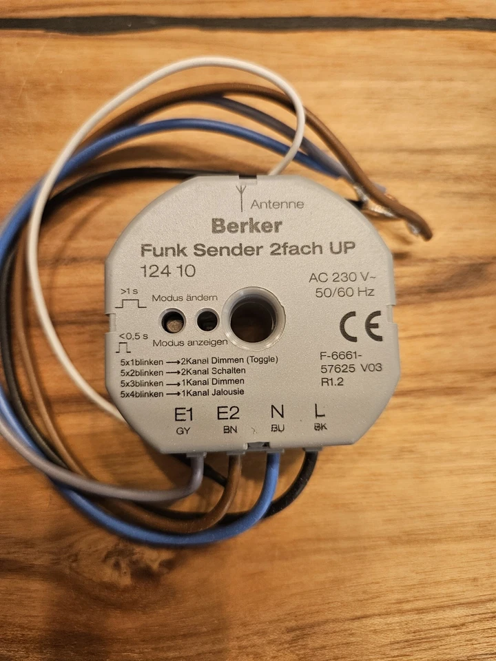 Berker Funk Sender Up 124 10 Gira und Jung kompatibel - Bild 2 von 2