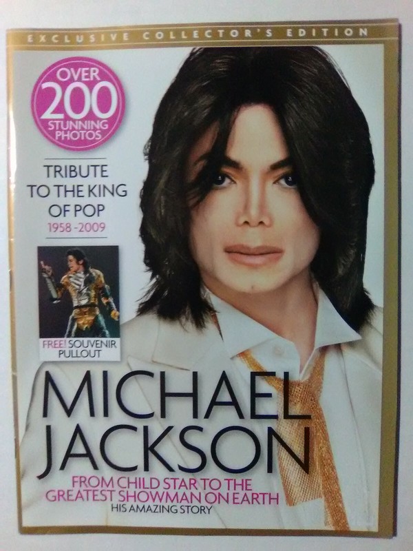 MICHAEL JACKSON TRIBUTE, EXCLUSIVE COLLECTORS EDITION, 2009, MAGAZINE, + PULLOUT