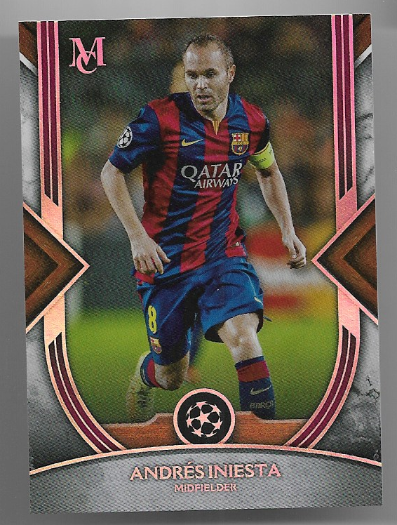 2022-23 Topps Champions League Museum Andrés Iniesta #8 Base Card