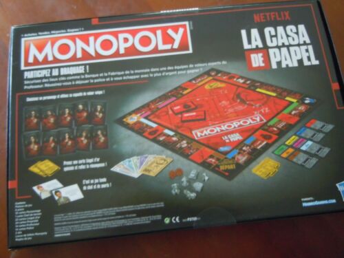 MONOPOLY Netflix, La Casa De Papel - Hasbro, 2021 - NEUF - Imagen 3 de 3