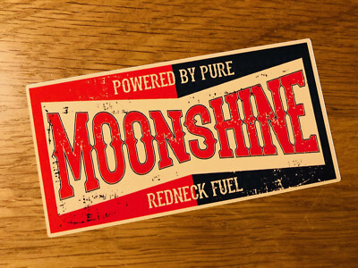 MOONSHINE Aufkleber Sticker Whisky Schwarzbrenner Oldschool Corn USA Decal Mi425