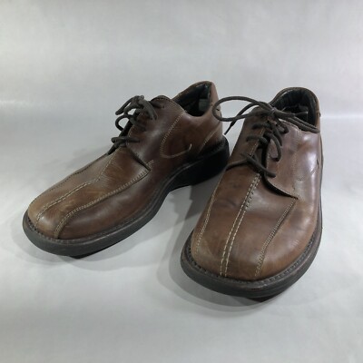 Kenneth Cole Reaction Mens 9.5 Brown Oxford Dress Shoes 