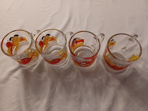 1978 GARFIELD MCDONALD'S COFFEE CUPS MUGS JIM DAVIS 4 CUPS IN SET - Picture 2 of 6