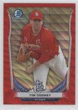 2014 Bowman Chrome Prospects Red Wave Refractor 10/25 Tim Cooney #BCP42 1j6