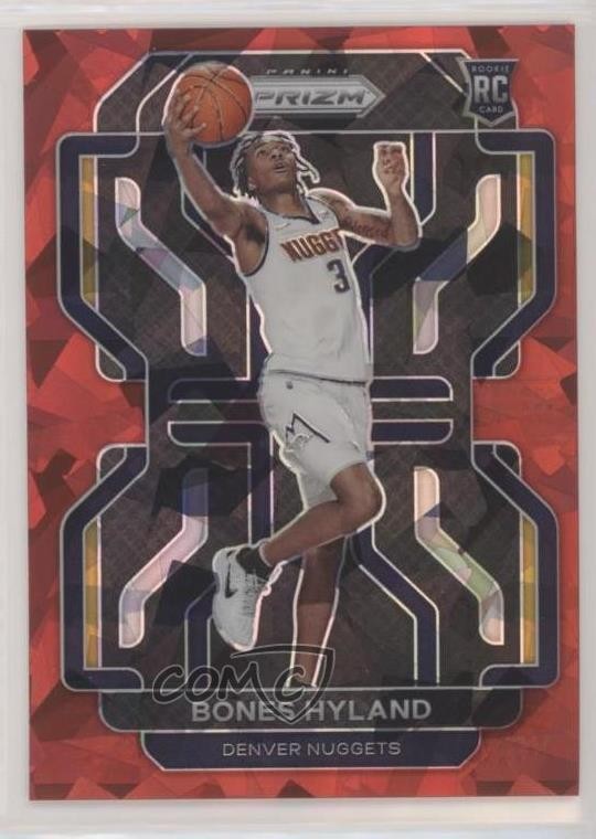 2021-22 Panini Prizm Red Ice Prizm Bones Hyland #302 12vy