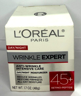 L'Oreal Paris Wrinkle Expert 45+Anti-Aging Face Moisturizer Retino-Peptide 1.7fl