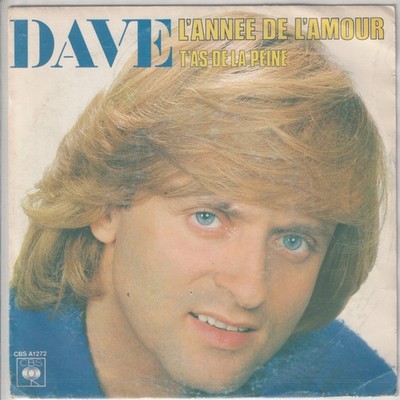 Dave   L´Année De L´Amour   T´as de la peine   CBS A 1272 -   1981   niederl. 7 