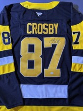 Signed Pittsburgh Penguins Sidney Crosby Autographed Custom Jersey w/COA