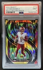 2024 Select Jayden Daniels Premier RC Red and Yellow Prizm Shock #112 PSA 9
