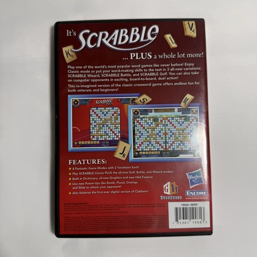 Gioco Scrabble Plus Cruciverba (PC, 2009) - Ottimo - Foto 2 di 5