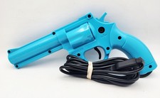 *FOR PARTS* The Justifier Sega Genesis Light Gun Lethal Enforcers Konami Blue