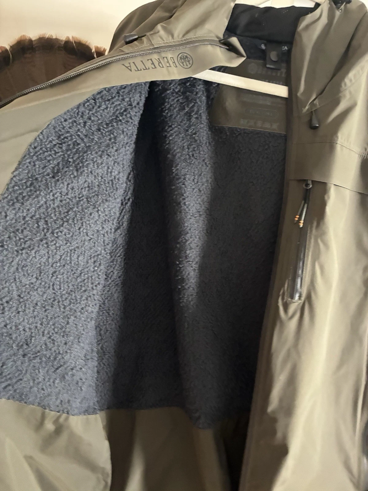 Beretta Rain Jacket with down lining with Down lining US L( 2 small holes on arm - product detail image 4