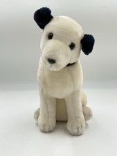 Dakin RCA Nipper Plush Vintage White Dog 1992 Stuffed Animal Puppy 11  
